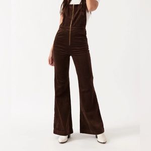 Rolla’s East Coast Flare Corduroy Overalls